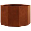 vidaXL Planter Rusty 60 x 60 x 35 cm Weathering Steel