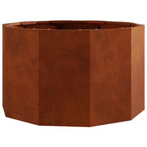 vidaXL Planter Rusty 60 x 60 x 35 cm Weathering Steel