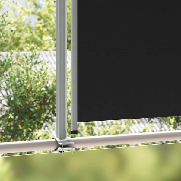 vidaXL Patio Retractable Side Awning 160 x 300 cm Black