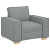 vidaXL Sofa Chair Light Grey 100x78x84 cm Fabric