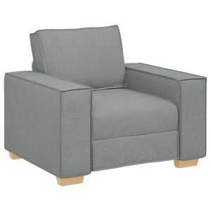 vidaXL Sofa Chair Light Grey 100x78x84 cm Fabric