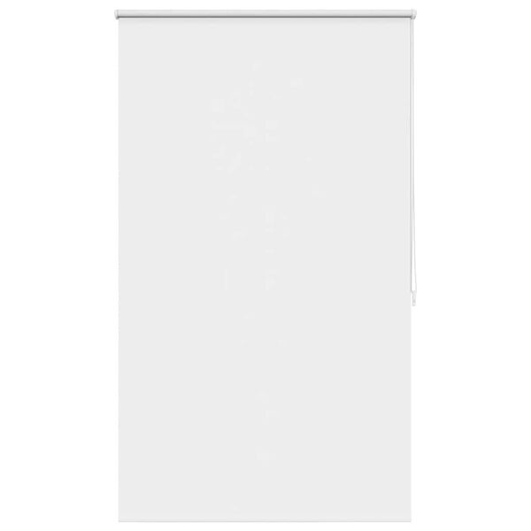 vidaXL Roller blind blackout 124.4x175 cm Fabric Width 120 cm white