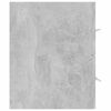 vidaXL 2 Piece Bathroom Furniture Set Concrete Grey Engineered Wood
