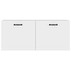 vidaXL Wall Cabinet White 80x36.5x35 cm Engineered Wood