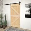 vidaXL Door 90x210 cm Solid Pine Wood