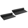 vidaXL Dimpled Drainage Sheet 2 pcs Black 1 x 20 m HDPE