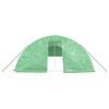 vidaXL Greenhouse with Steel Frame Green 80 m² 16x5x2.3 m