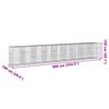 vidaXL Gabion Basket with Cover 900x100x150 cm Galvanised Iron