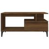 vidaXL Coffee Table Brown Oak 90x49x45 cm Engineered Wood