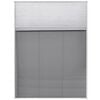 vidaXL Plisse Insect Screen for Windows Aluminium 60x80 cm with Shade