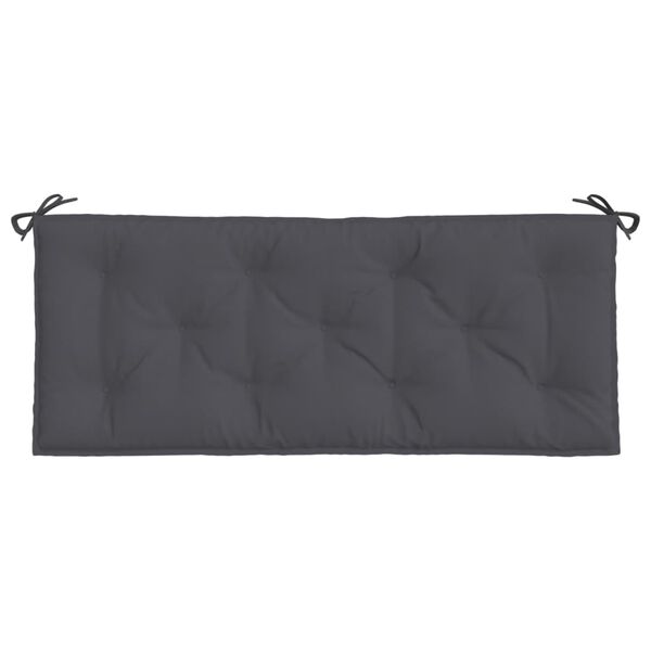 vidaXL Garden Bench Cushion Anthracite 120x50x7 cm Oxford Fabric