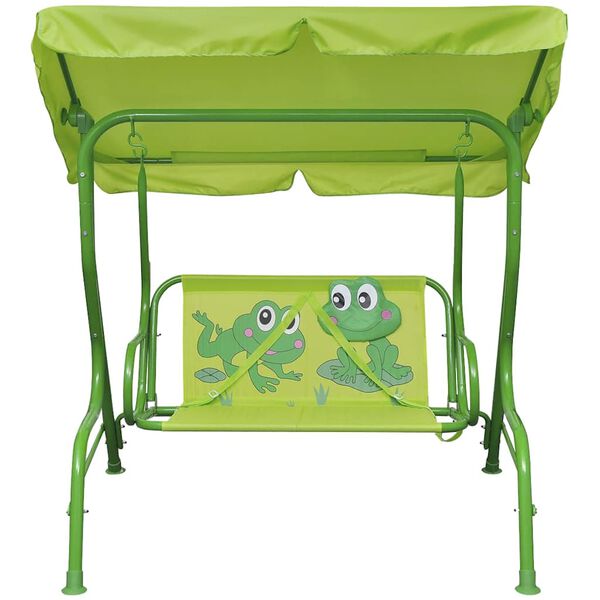 vidaXL Kids Swing Seat Green