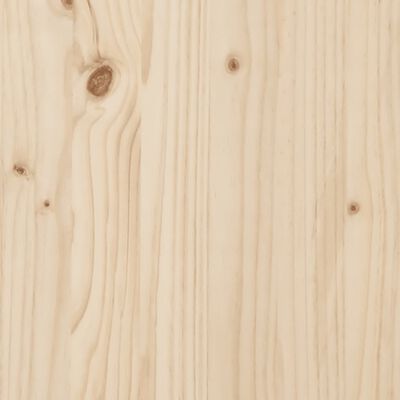 vidaXL Dog Bed 75.5x55.5x28 cm Solid Wood Pine