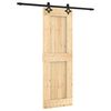 vidaXL Sliding Door 70 x 210 cm Solid Pine Wood (Untreated)
