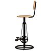 vidaXL Bar Stools 2 pcs Solid Wood Mango