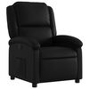 vidaXL Recliner Chair Black Faux Leather
