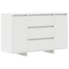vidaXL Sideboard with Drawer White 120 x 41 x 75 cm Engineered Wood