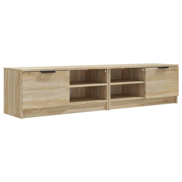 vidaXL TV Cabinets 2 pcs Sonoma Oak 80x35x36.5 cm Engineered Wood