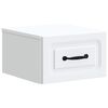 vidaXL Wall-Mounted Bedside Cabinet White 34.5 x 33 x 20 cm