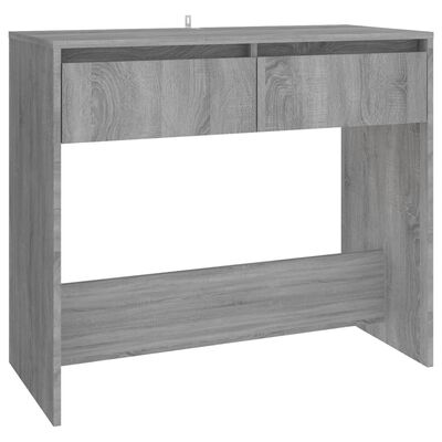 vidaXL Console Table Grey Sonoma 89x41x76.5 cm Engineered Wood