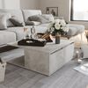 vidaXL Coffee Table Concrete Grey 80x80x31 cm Engineered Wood