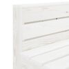 vidaXL 7 Piece Garden Lounge Set Pallets Wood White