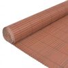 vidaXL Double-Sided Garden Fence 110x400 cm Brown