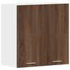 vidaXL Hanging Cabinet "Lyon" Brown Oak 60x31x60 cm Engineered Wood