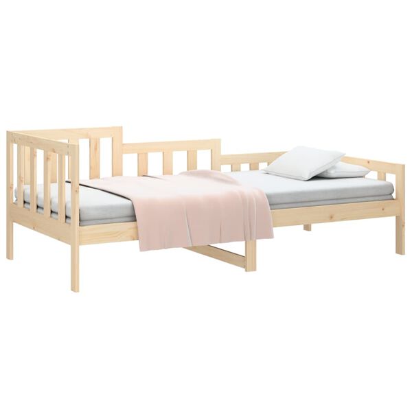 vidaXL Day Bed without Mattress 90x190 cm Single Solid Wood Pine