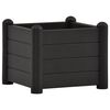 vidaXL Raised Bed | Anthracite | Polypropylene | 43 x 43 x 35 cm