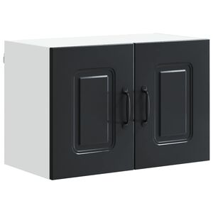 vidaXL Dishwasher Panel Kalmar Black 60 x 31 x 40 cm Engineered Wood