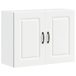 vidaXL Kitchen Wall Cabinet "Kalmar" White Engineered Wood