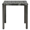 vidaXL Sun Loungers with Table Poly Rattan Anthracite