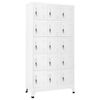 vidaXL Locker Cabinet | Light grey | Steel | Large | Locker Cabinet