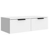 vidaXL Wall Cabinet | White | Engineered wood | Medium | Wall Cabinet