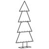 vidaXL Metal Christmas Tree for Decoration Black 90 cm