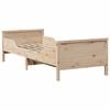 vidaXL Bed Frame with Headboard Brown 80 x 200 cm Engineered Wood