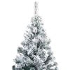 vidaXL Artificial Pre-lit Christmas Tree with Stand Green 400 cm PVC