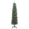 vidaXL Artificial Christmas Tree with 300 LEDs with Stand Green 240 cm