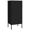 vidaXL Storage Cabinet Black 42.5x35x101.5 cm Steel