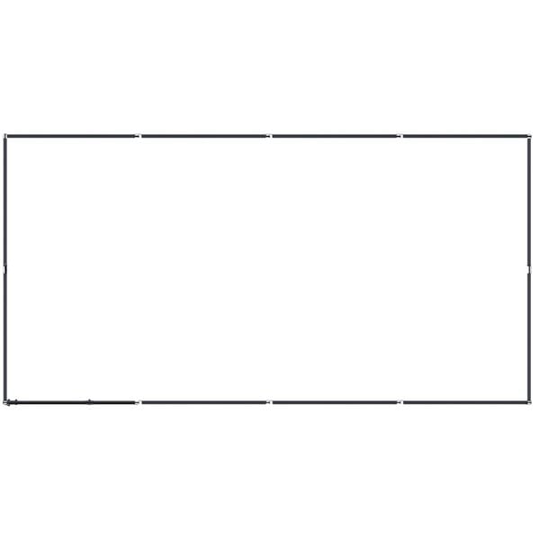 vidaXL Outdoor Dog Kennel Steel 7.37 m&sup2;