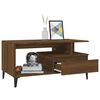 vidaXL Coffee Table Brown Oak 90x49x45 cm Engineered Wood