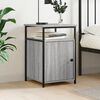 vidaXL Bedside Cabinet Grey Sonoma 40x42x60 cm Engineered Wood