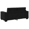 vidaXL Loveseat Sofa Black 180x77x82 cm Velvet