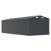 vidaXL Garden Shed 257x580x181 cm Metal Anthracite