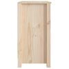 vidaXL Book Cabinet 50x35x68 cm Solid Wood Pine