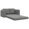 vidaXL Sofa Bed 60cm Dark Grey Velvet