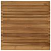 vidaXL Table Top 60 x 60 x 3.5 cm Square Solid Teak Wood Natural