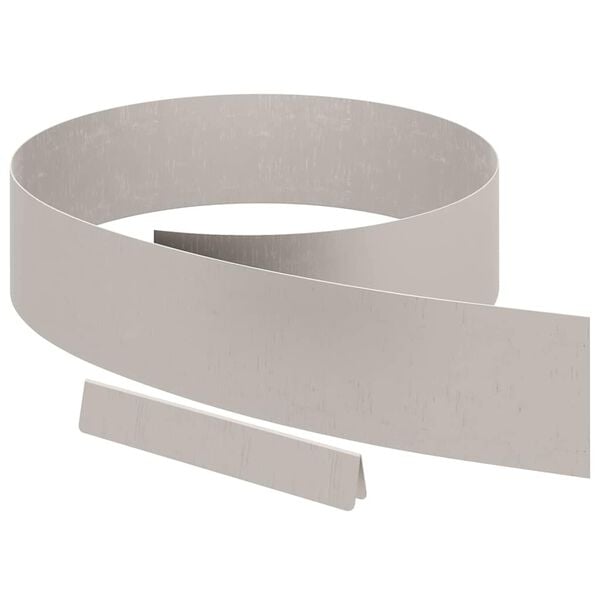 vidaXL Lawn Edging Rusty 450 x 0.05 x 15 cm Weathering Steel