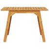 vidaXL Garden Dining Table 110x56x75 cm Solid Wood Acacia
